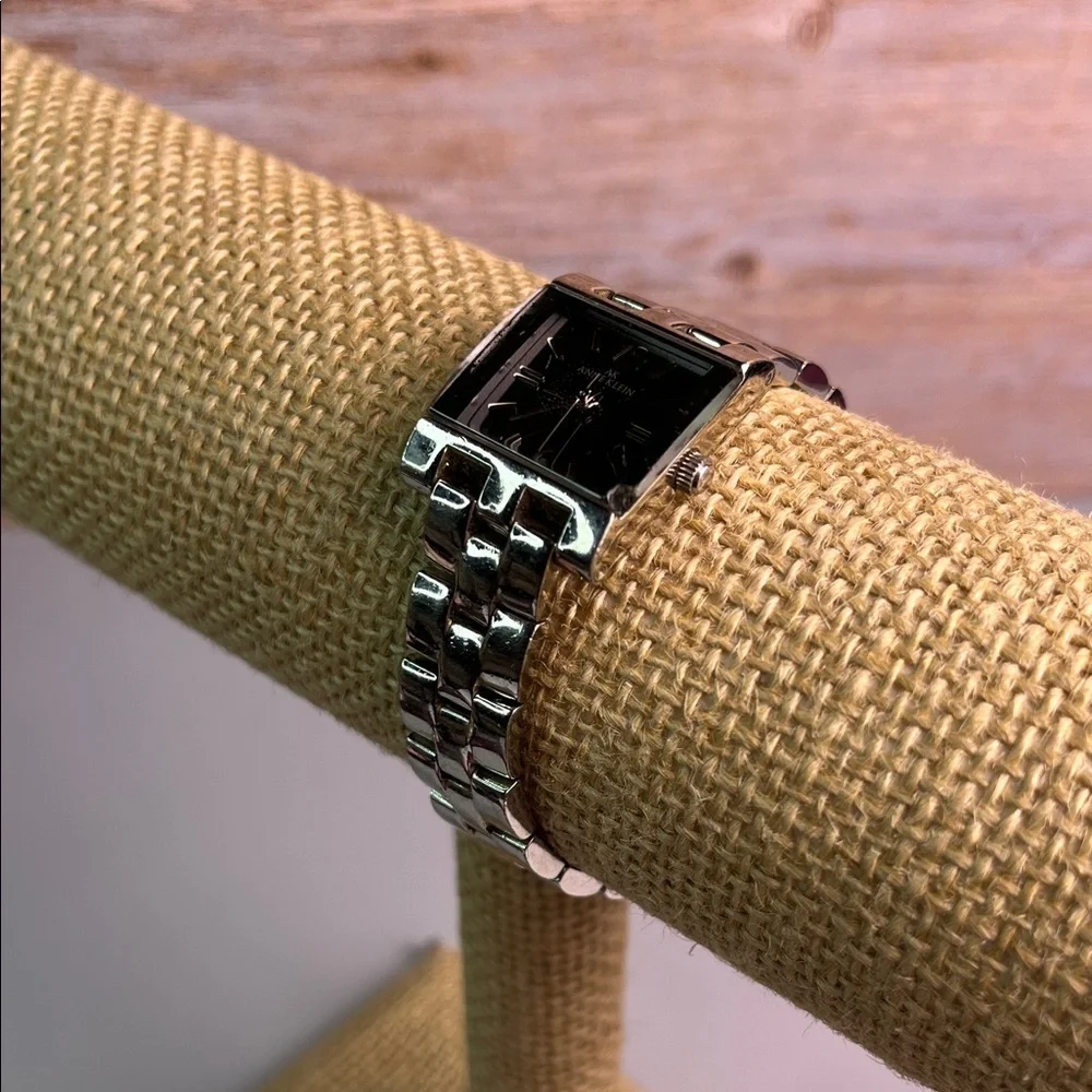 Anne Klein Stainless Steel Square Face Watch- Not Tested